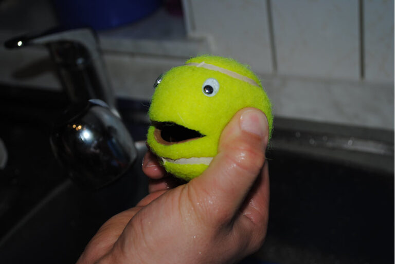 Derp-kun, nachdem er aus dem Weinglas gefischt wurde.