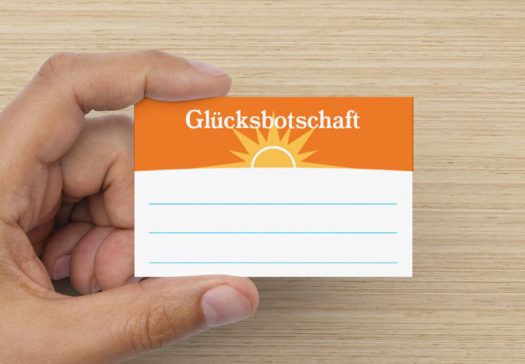 Glücksbotschaft