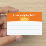 Glücksbotschaft