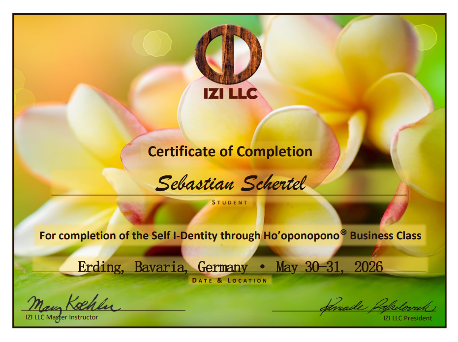 hooponopono-business-certificate Hooponopono business certificate